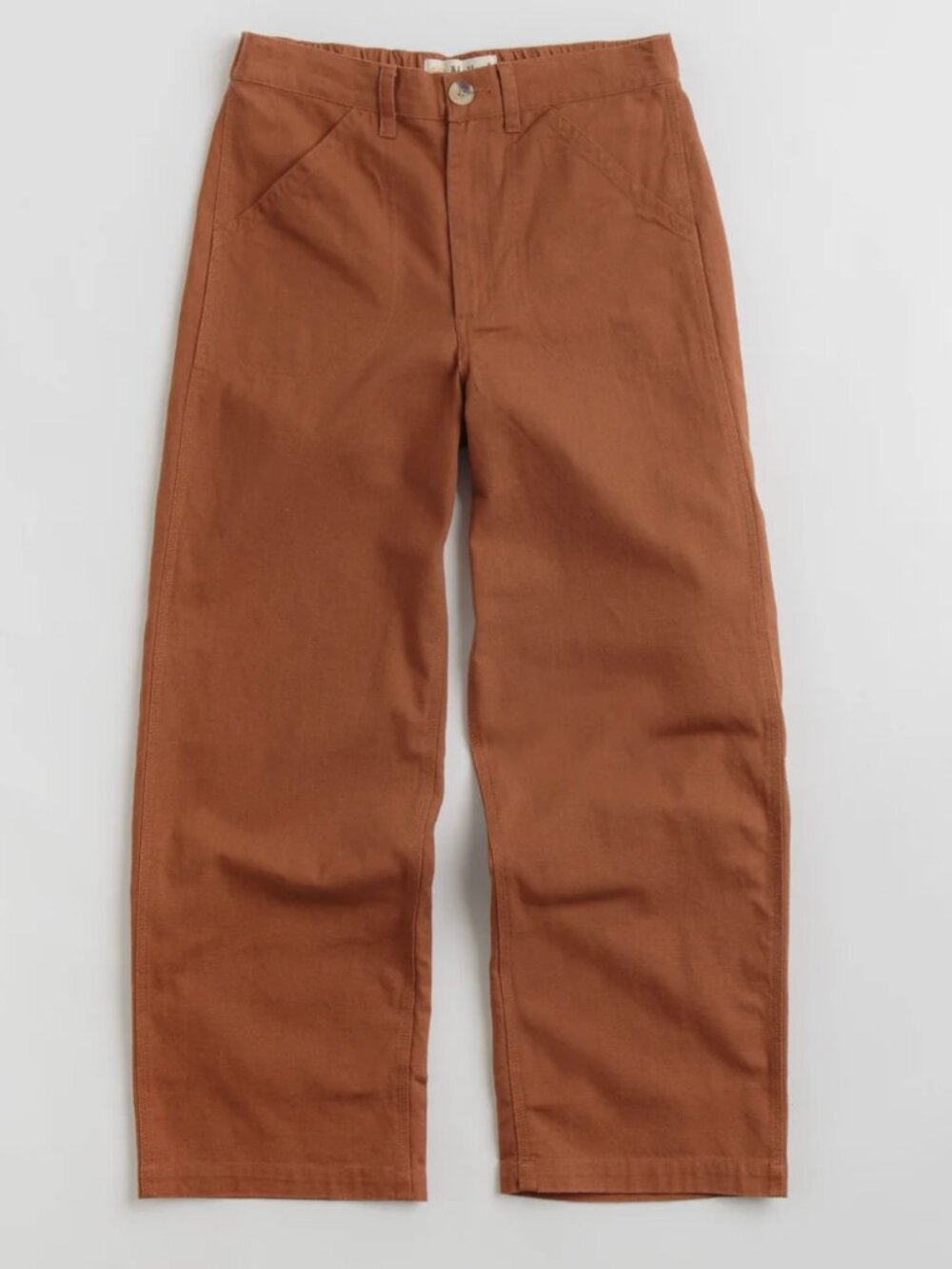 Mollusk California Surf Shop Women's Painter Pants in Cognac Sz L